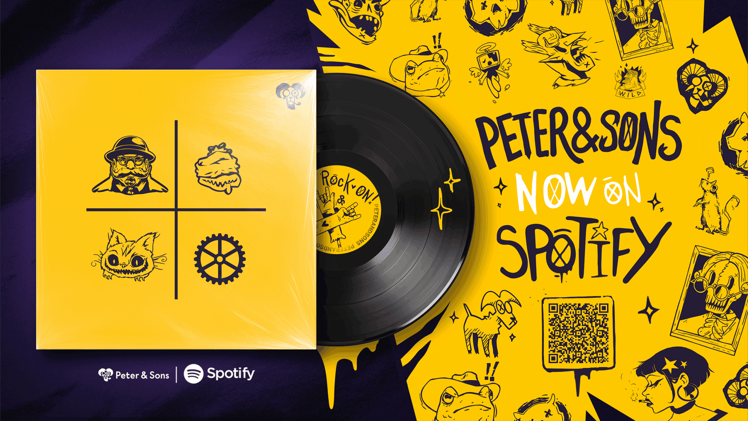 The Peter & Sons music experience lands on Spotify
